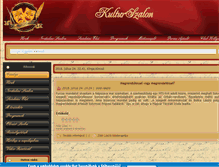Tablet Screenshot of kulturszalon.hu